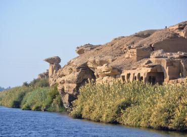 Les Pyramides et le Nil en dahabieh - Gebel el Silsila et de sa carrière